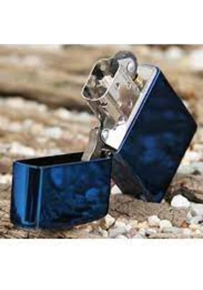 Indirimcenter Zippo Mavi Benzinli Çakmak