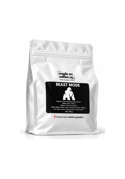 Beast Mode Yoğun Espresso Harmanı 200 Gr Medium-kavrum Güçlü Krema Filtre