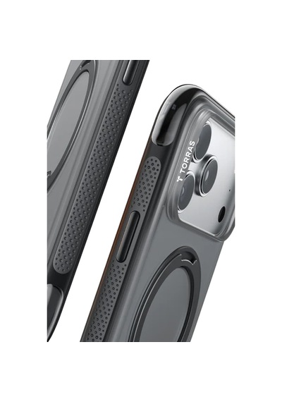 Torras Apple iPhone 17 Pro / 18 Pro Uyumlu Ostand R Air Magsafe Kapak Siyah