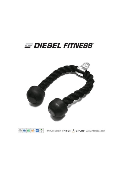 Diesel 95069 Triceps Çekiş Halatı Siyah