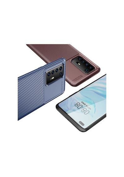 Huawei P40 Pro Kılıf Zore Negro Silikon Kapak Siyah