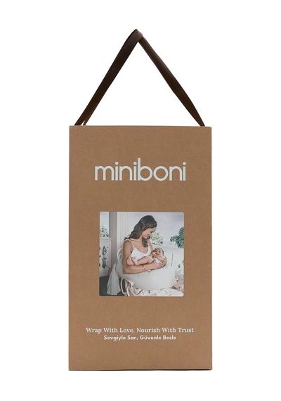 Miniboni Hamile Destek & Emzirme Minderi - Bej Standart