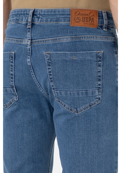 U.S. Polo Assn. Erkek Mavi Straight Fit Jean Pantolon 50308021-DN0022 U.S. Polo Assn. Erkek Mavi Straight Fit Jean Pantolon 50308021-DN0022
