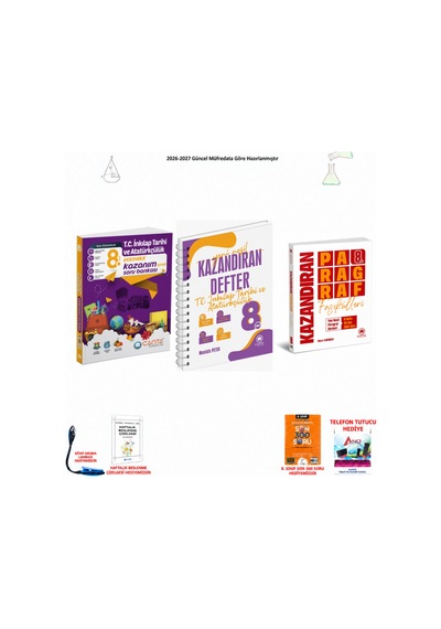 Çanta 8. Sınıf Lgs T.c. İnkılap Tarihi Ve Paragraf 3 Kitap Seti