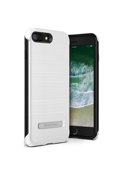 Vrs Apple Uyumlu iPhone 8 Plus/7 Plus İle New Duo Guard Kılıf Cream White Beyaz