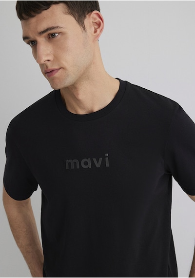 Mavi Regular Siyah Erkek T-shirt M0612732-900 Siyah