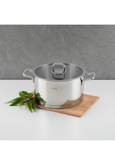 Nehir Silver Trend 24 CM Derin Tencere