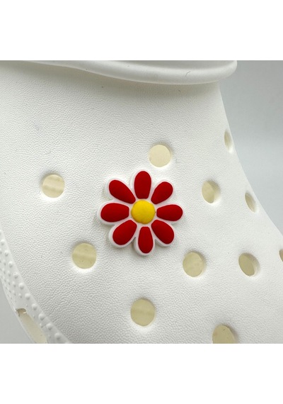Crocs Terlik Süsü Ve Aksesuarı , Çanta Süsü Jibbitz 3d Renkli Papatya 03 Logo Aksesuar Kırmızı-beyaz-sarı Crocs Terlik Süsü Ve Aksesuarı , Çanta Süsü Jibbitz 3d Renkli Papatya 03 Logo Aksesuar Kırmızı-beyaz-sarı