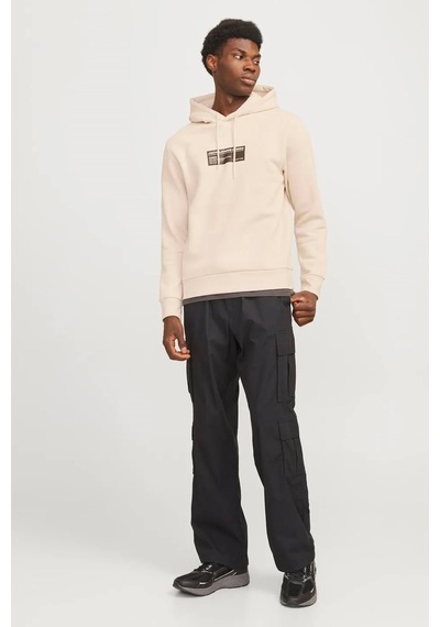 Jack & Jones Jcoterrain Erkek Sweat 12271202 BEYAZ