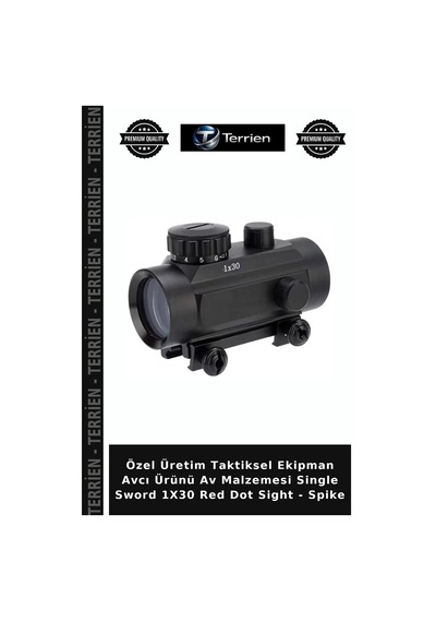 Özel Üretim Taktiksel Ekipman Avcı Ürünü Av Malzemesi Single Sword 1x30 Red Dot Sight - Spike