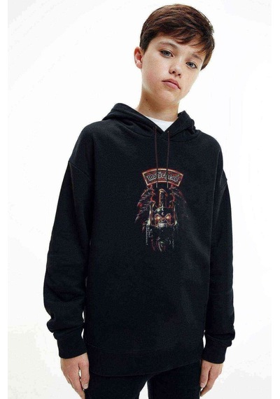 Tshirthane Motorhead Metal Rock Müzik Baskılı Unisex Çocuk Sweatshirt Siyah