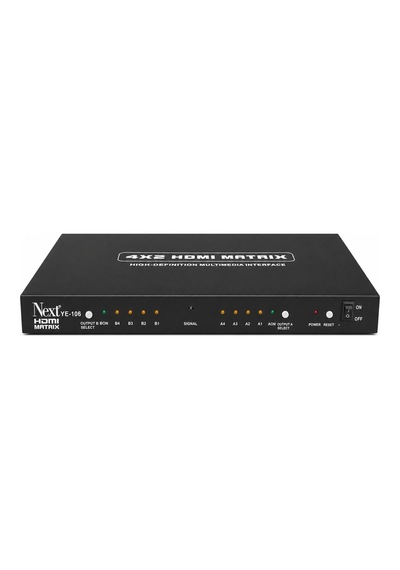 Next Ye-106 4x2 Hdmı Matrix Switch 4 Giriş 2 Çıkış Görüntü Dağıtıcı