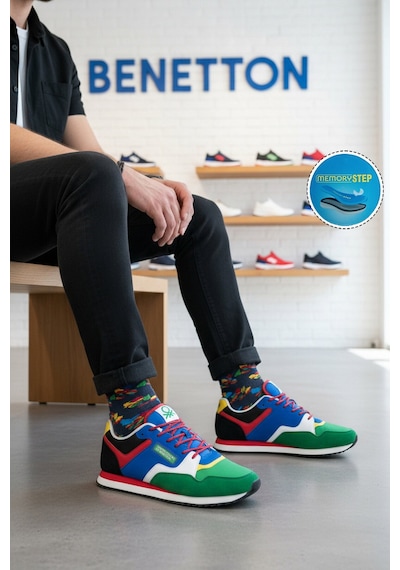 United Colors Of Benetton Yeşil Bağcıklı Hafif Erkek Spor Ayakkabı Bnı-10047 M