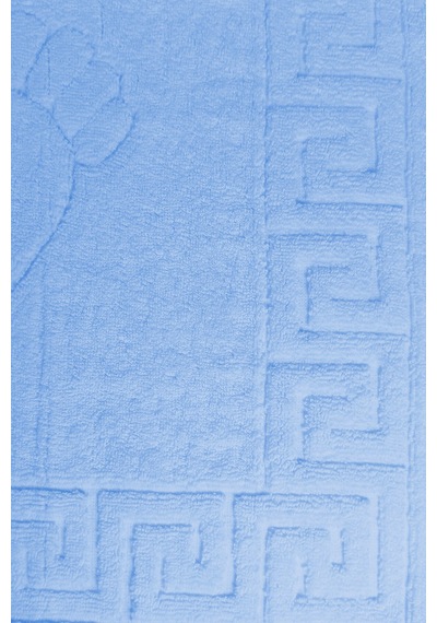 5 Li Otel Ayak Havlusu Bukle Ayak İzli 50x70 Cm Renkli 16/2 Avs 250 Gr Mavi