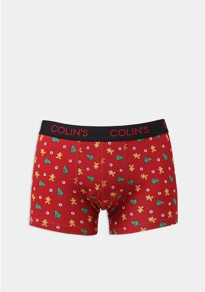 Colin's Colins Modern Fit Baskılı Erkek Kirmizi Boxer Cl1077021 Q1.v1 Red Kırmızı