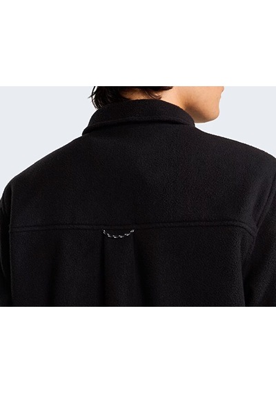 The North Face M Open Range Fleece Long Sleeve Shırt Erkek Outdoor Polar Ceket Nf0a8jk3jk31 Siyah