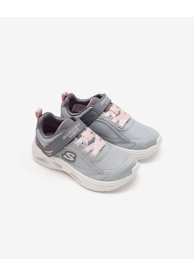 Skechers Sola Glow 2.0 Küçük Kız Çocuk Açık Gri/çok Renkli Işıklı Spor Ayakkabı 303729n Lgmt