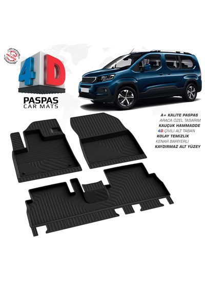 Türkmen Toyota Proace City 4d Paspas Ve 4d Bagaj Havuzu 2020 Ve Ü