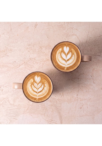 Güral Barista Bej Mat Porselen Kupa Bardak Seti 2li Diğer