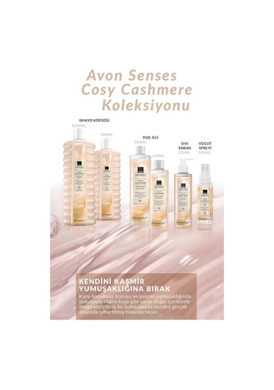 Avon Cosy Cashmere Manolya Sandal Kokulu Banyo Köpüğü 1lt 285 ML