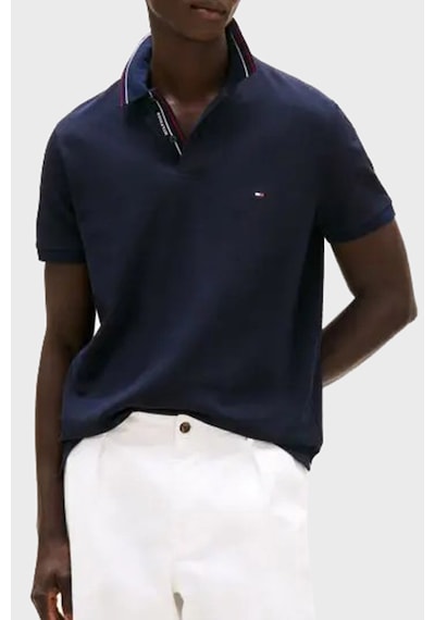 Tommyhilfiger Polo Yaka Logo Pike T-shirt.regular Fit Lacivert