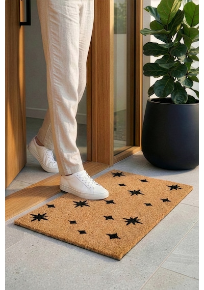 Coco Shıne Kıl Kapı Önü Paspası 40x60 3679 Natural