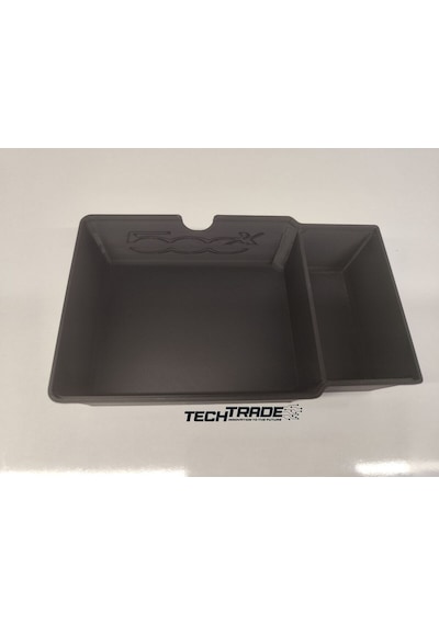 Fıat 500x Kolçak Altı Organizer 2 Bölmeli 500x Yazılı