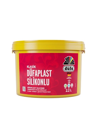 Düfa Klasik Düfaplast Silikonlu İç Cephe Duvar Boyası 1108 Koyu Fildişi 2.2 L