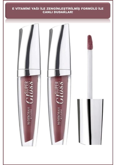Deborah Super Gloss Brown Rose No: 09 X2
