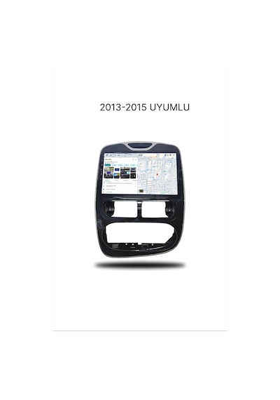 Snp Serisi Renault Clio 4 2013-2015 Uyumlu 4-64gb Hafıza Multimedya Sistemi Ve Geri Görüş Kamerası 10"