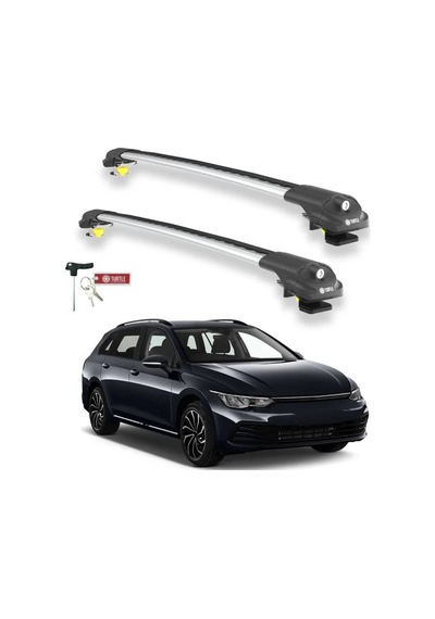 Turtle Volkswagen Golf Variant Mk7-5g 2012-2020 Ara Atkı Air1 Gri