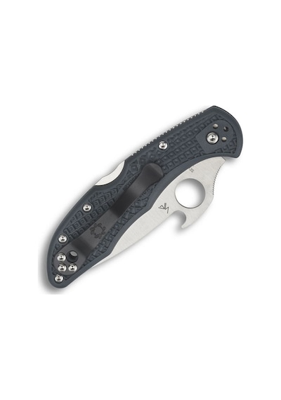 Spyderco Delica 4 Gray Lightweight Emerson Opener Plainedge Kamp Çakı Gri