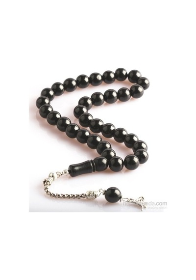 Oltu Taşı Tesbih 12 Mm Küre Kesim