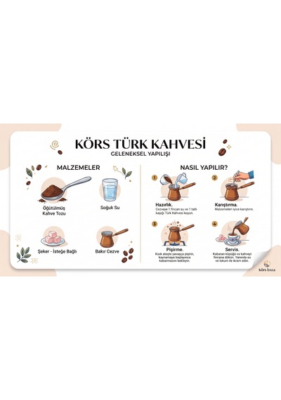 Körs Türk Kahvesi Özenle Kavrulmuş Geleneksel Türk Kahvesi 250 G