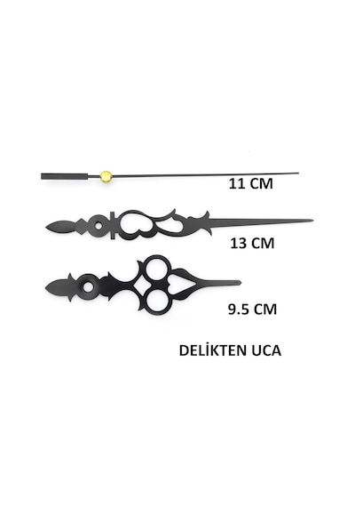 1 Adet Duvar Saati Mekanizması , Askısız, Şaft Uzunluğu 22 Mm ,