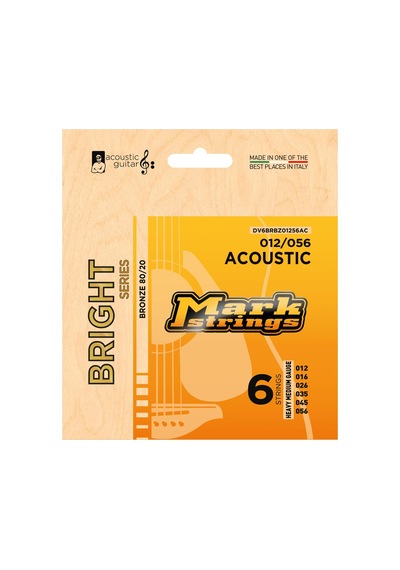 Mark Strings Bright 80/20 Bronze 12-56 Akustik Gitar Teli
