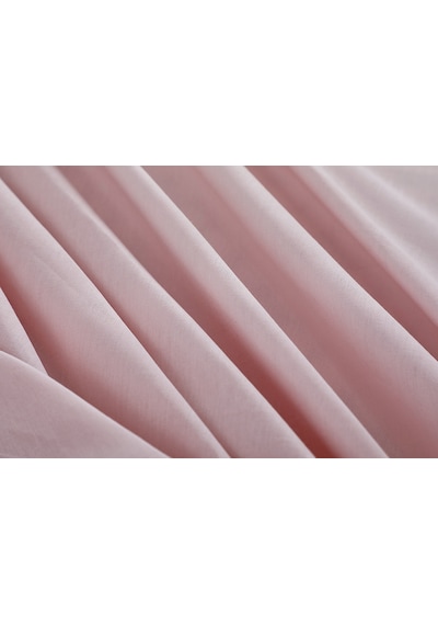Colourful Fitted Çarşaf Çift King Size - Pudra
