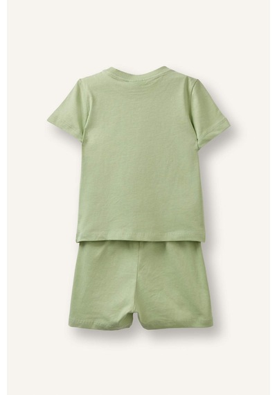 Defacto Desenli 2'li Pijama Takımı Erkek Bebek G8862A526SM
