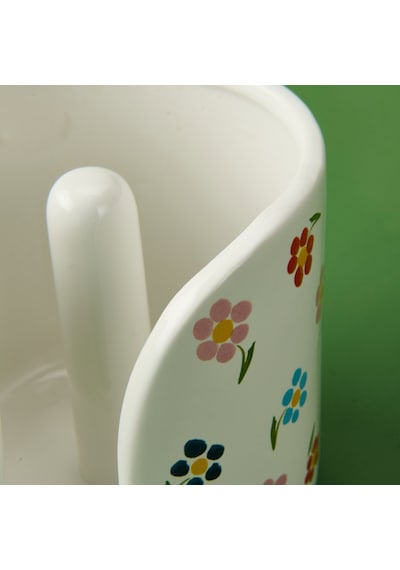 Kitchen Çiçekli Havlu Peçetelik - Bej - 12 Cm Renkli