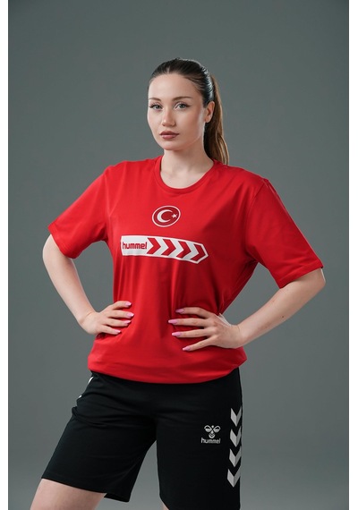 Hummel Armin Milli Takım Pro Tişört Kırmızı