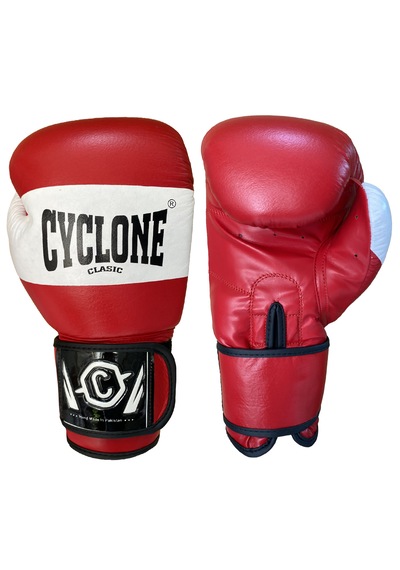 Cyclone Tiger Orijinal Deri Boks Ve Kick Boks Eldiveni Kırmızı