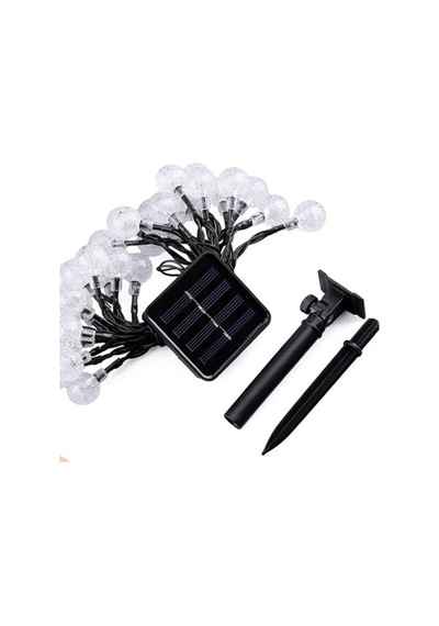Technosmart 50 Ledli 8 Modlu Solar Kristal Top Bahçe Aydınlatma