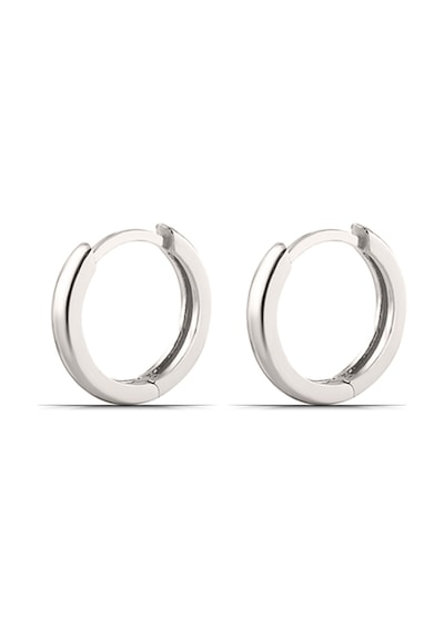 Taşsız Tamtur 12 Mm Halka 925 Ayar Gümüş Unisex Küpe Çok Renkli 43515827
