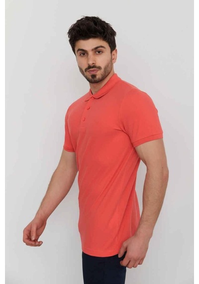 Cazador 4613 Polo Pike T-shirt Nar Cıcegı