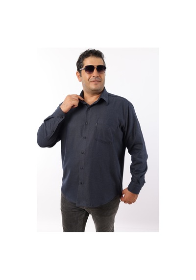Tousus Büyük Beden Lacivert-haki Yünlü Flanel Erkek Gömlek Btl-7101-tss Lacivert-haki Tousus Büyük Beden Lacivert-haki Yünlü Flanel Erkek Gömlek Btl-7101-tss Lacivert-haki