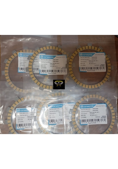 Cf Moto Sr250 - Nk250 Debriyaj Balatası 6lı Sset 12 Tırnaklı Yeni Model