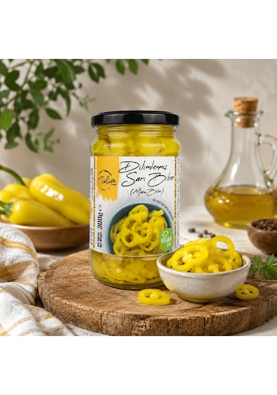 Talia Dilimlenmiş Sarı Biber Muz Biber 300g