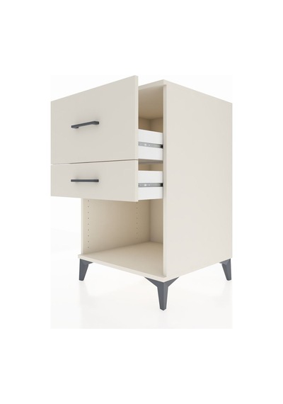 Kronos Komodin 2 Çekmeceli 60x59x96 Aytaşı-aytaşı Aytaşı