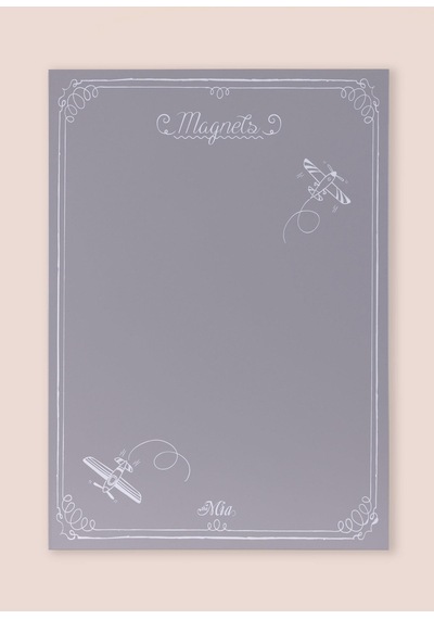 The Mia Magnet Panosu 70x50 Cm Açık Gri Krn0040