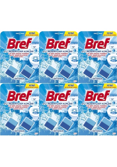 Bref Koku Giderici Jel Küpü - Okyanus 12 Li Set 6pk 2